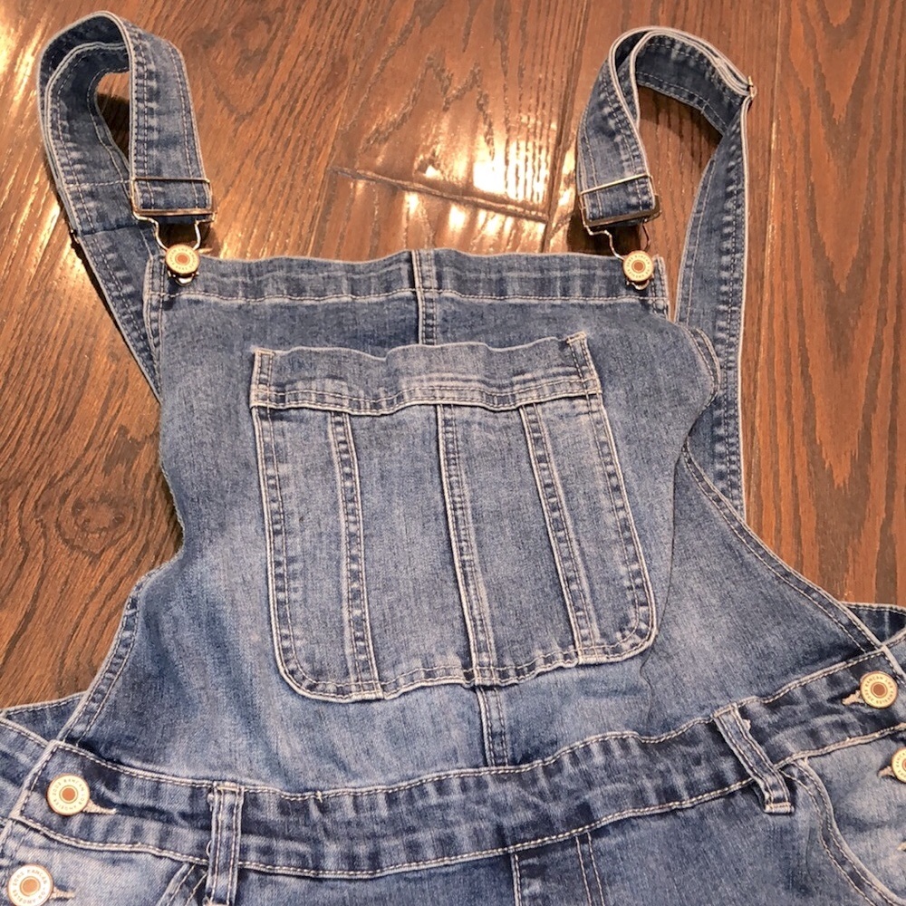 Kancan denim shorts overalls size 1X - Picture 3 of 8